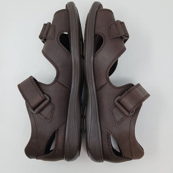 Cosyfeet BINGLEY Brown Sandals Size 13 Wide Fit Diabetic Comfort - Picture 11 of 14